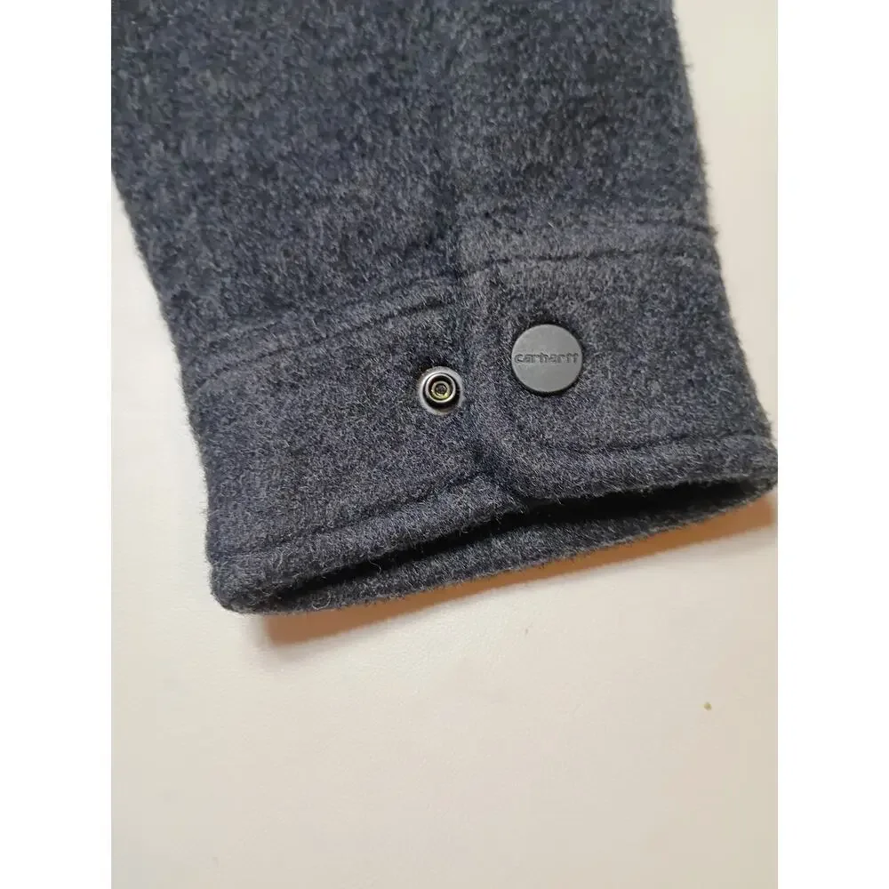 Carhartt Women's Loose Fit Fleece Shirt Jacket - Medium - Picture 8 of 8